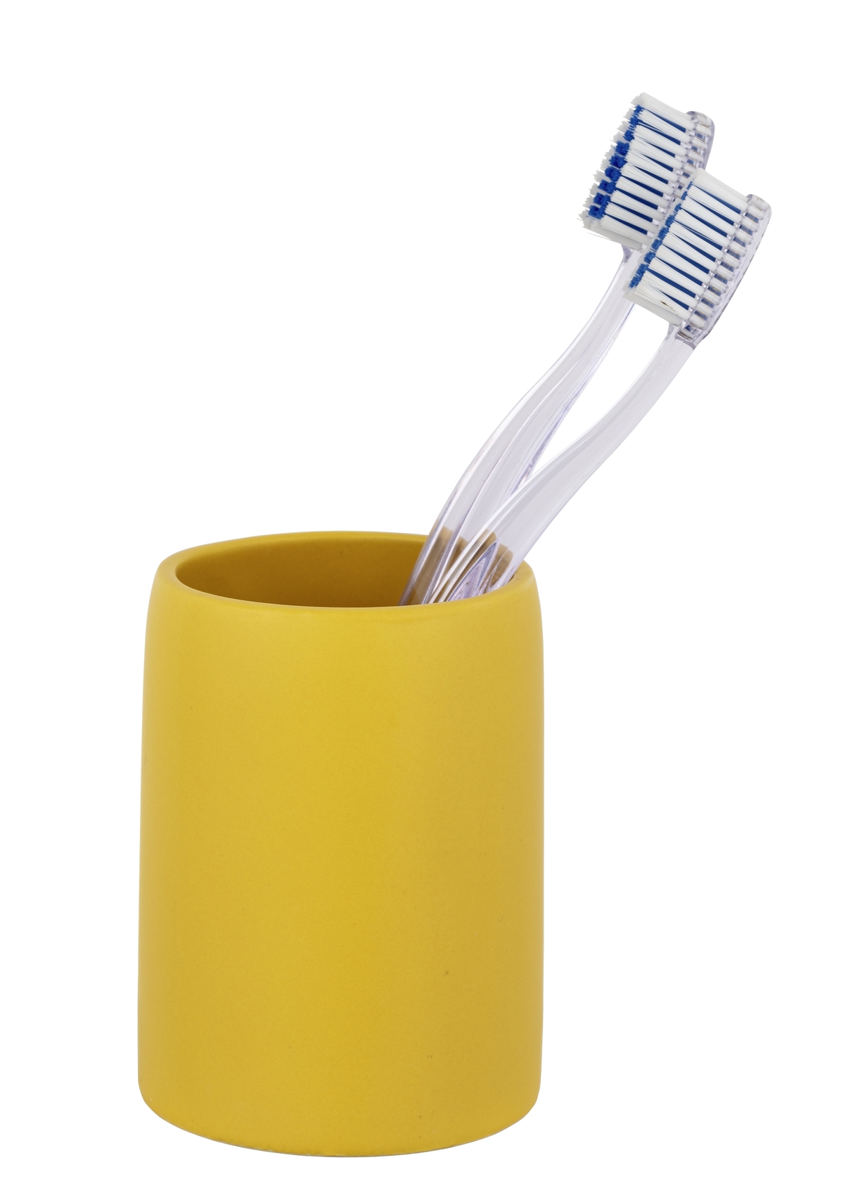 Schöner Wohnen Keramik Zahnputzbecher Funo, gelb Schöner Wohnen Keramik Zahnputzbecher Funo, gelb