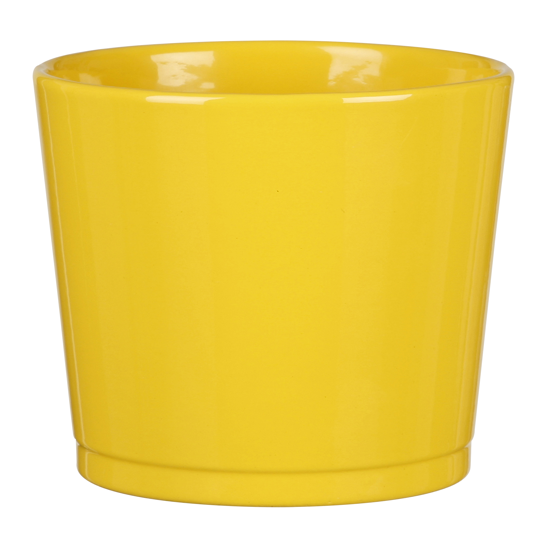 Scheurich Primeltopf Sevilla gelb, ø 12 x h:10,5 cm