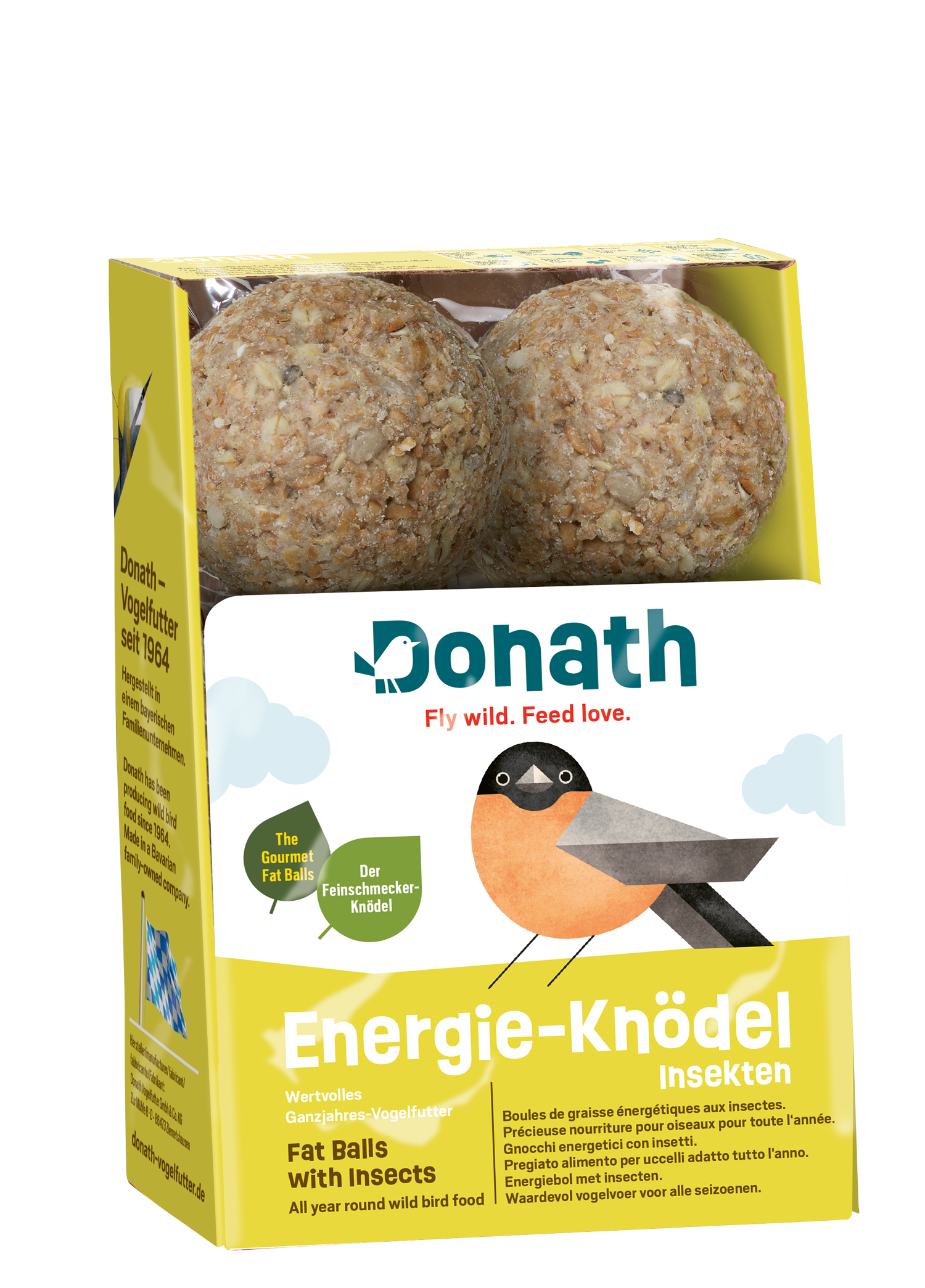 Donath Energie-Knödel -Insekten- Ohne Netz, 6 x 100 g Donath Energie-Knödel -Insekten- Ohne Netz, 6 x 100 g