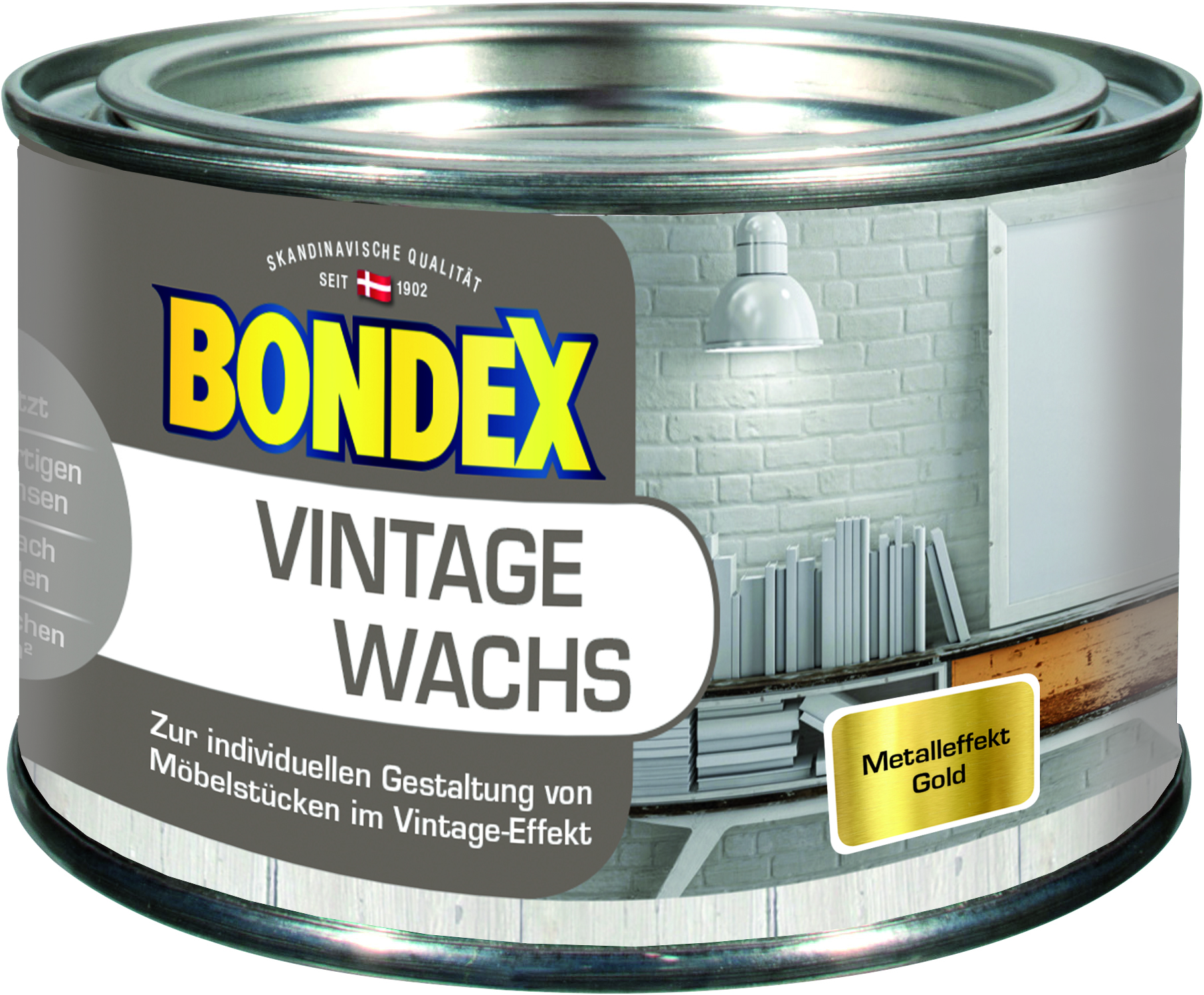 8716242841487QPL0yByLQ6GdI Bondex Vintage Wachs Metallic Gold, 250ml