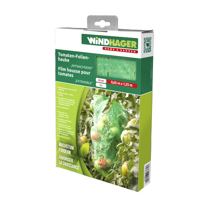 Windhager Tomaten-Folienhaube mitwachsend, 1,25 x 0,65 m Windhager Tomaten-Folienhaube mitwachsend, 1,25 x 0,65 m
