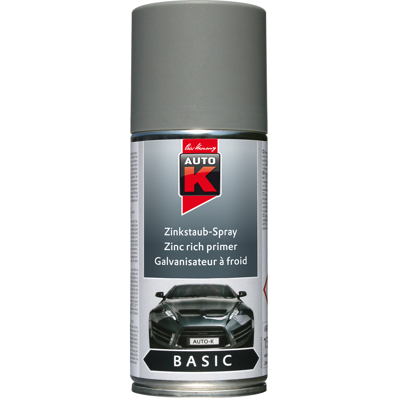 33054 Auto-K Basic Zinkstaub-Spray grau 150ml