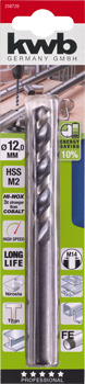 258720-300 Kwb HSS-Metallbohrer 12 mm