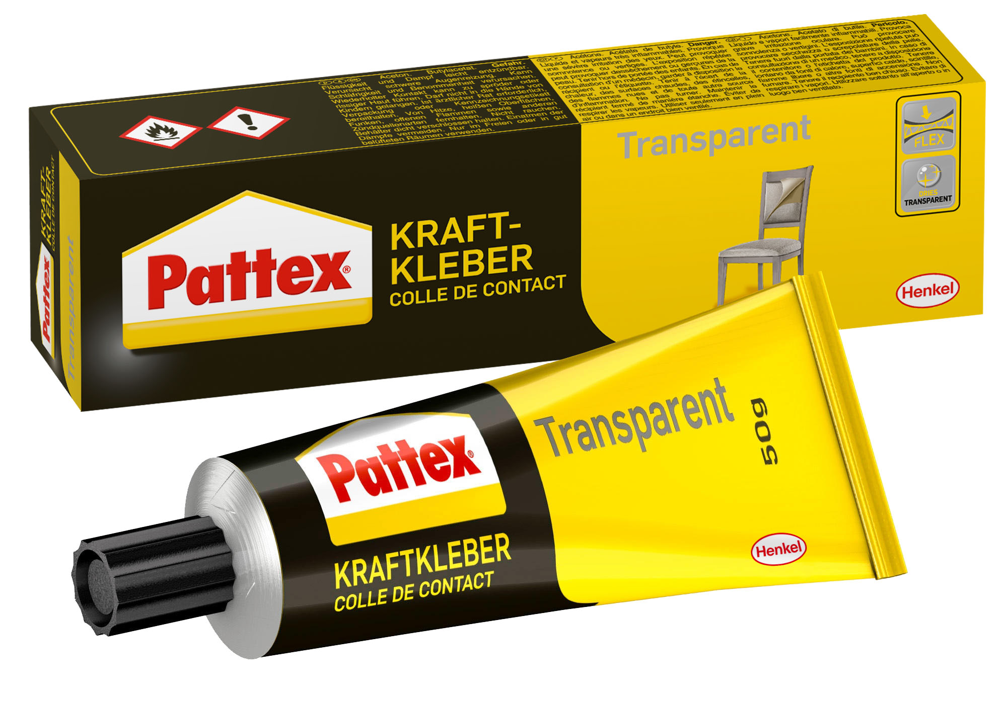 Pattex transparent, 50 g