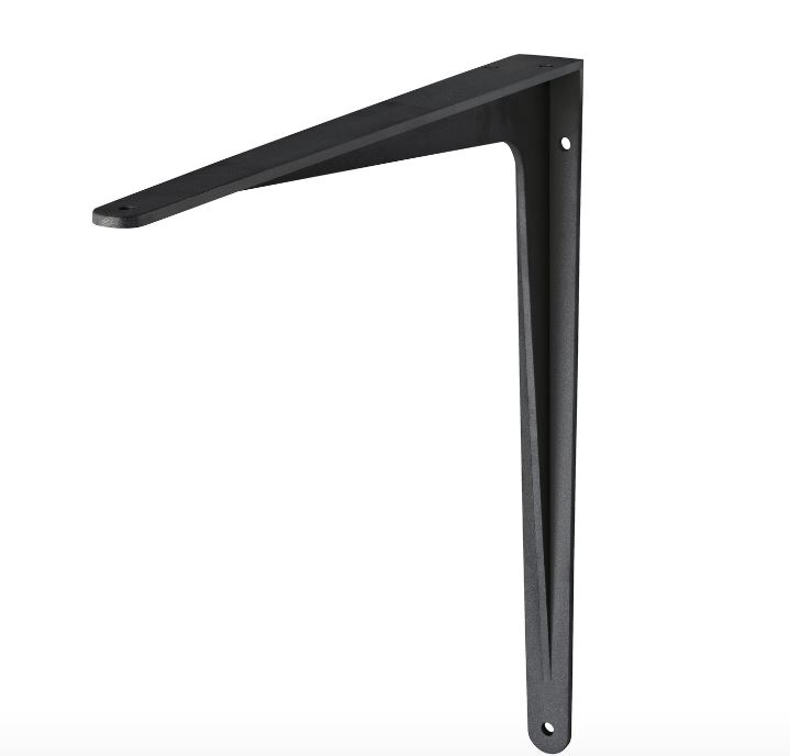 Dolle Schwerlast Regalträger Herakles, schwarz, 400 x 350 mm