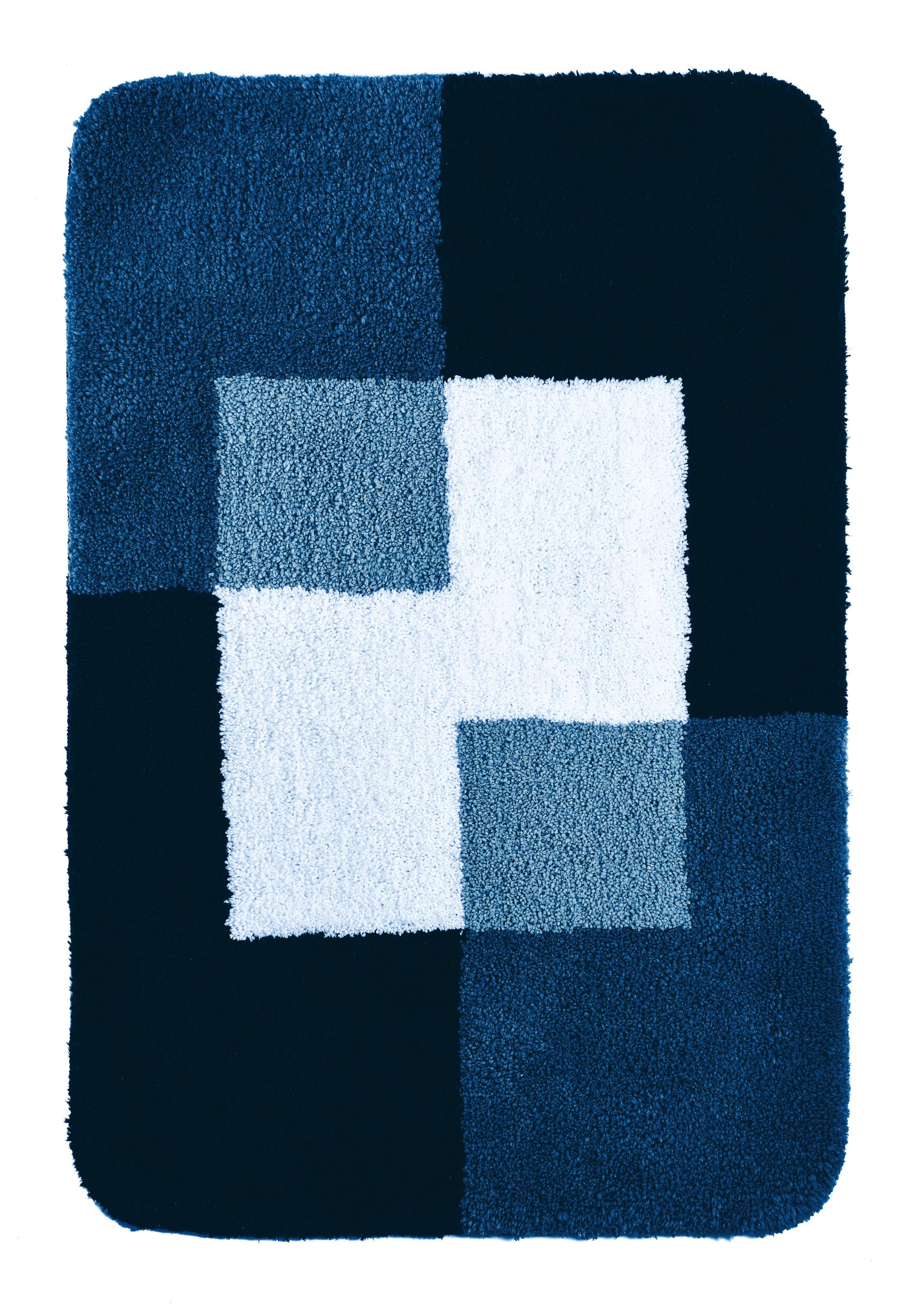 333340-1   TEPPICH COINS BLAU 60X90 CM