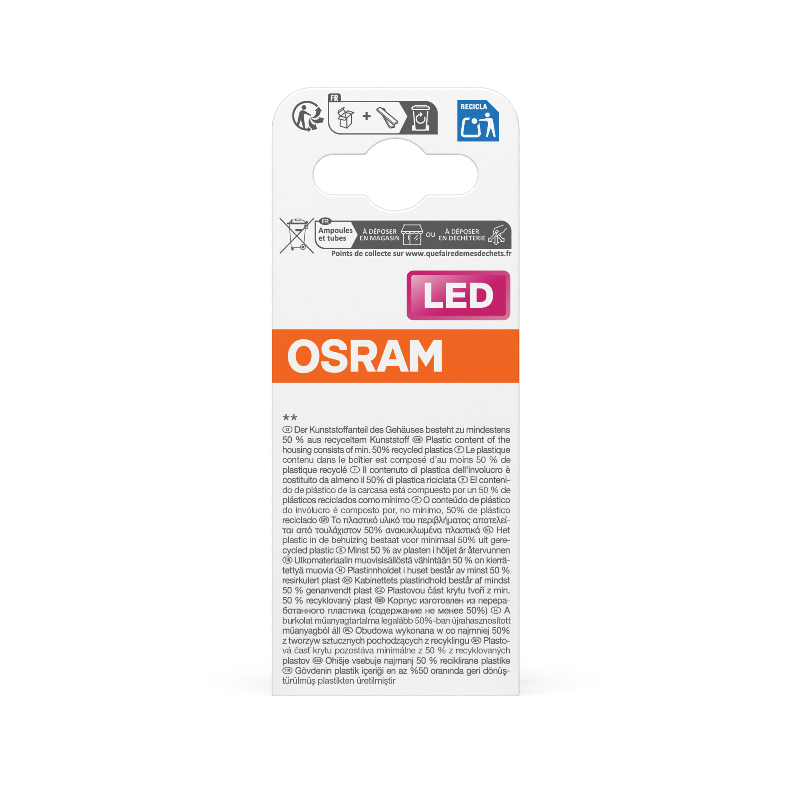 Osram Leuchtmittel LED Star Classic P 40 5.5 W/2700K, E1