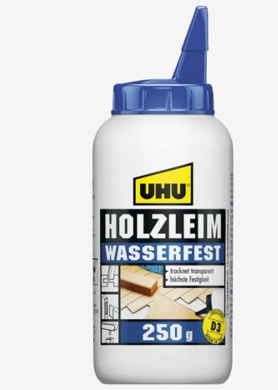 Uhu Holzleim Wasserfest, Flasche