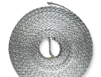 Schellenberg Gurtband grau, 14mm/4,5m