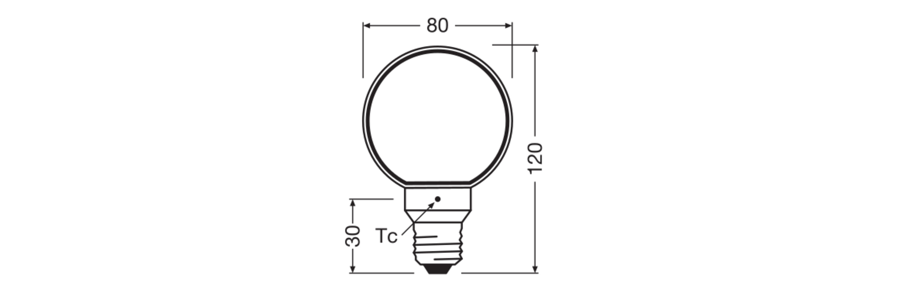 Osram Vintage 1906 LED Lampe O-Form, warmweiß