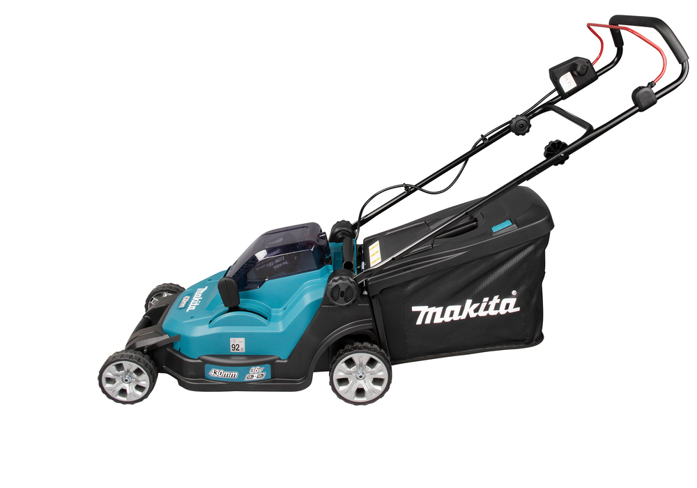 Makita Akku-Rasenmäher 2 x 18V, 5,0AH, 2 Akkus