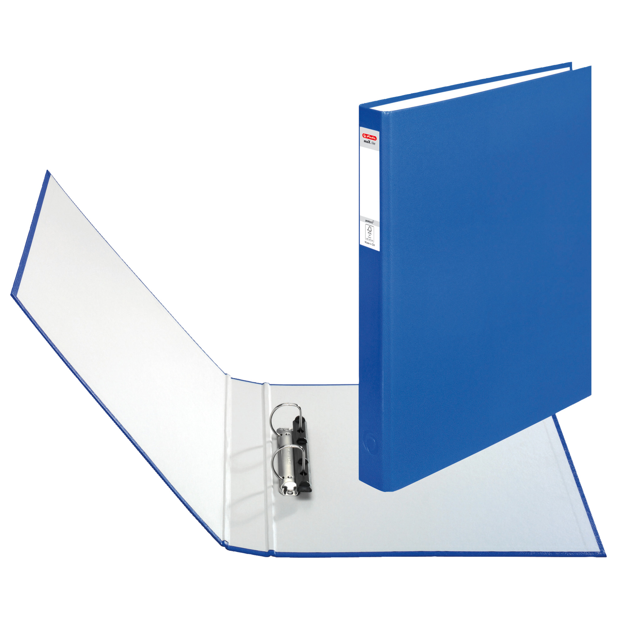 Herlitz Ringbuch maX.file protect 2-Ring A4, blau