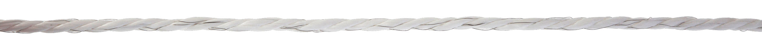 Kerbl Weidezaunseil 200m x 6mm, Niro weiß