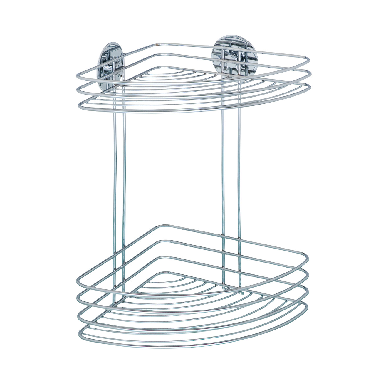 468097-Turbo-Loc-Eckablage-2-Etagen_FS_01 WENKO TURBO-LOC ECKABLAGE 2 ETAGEN