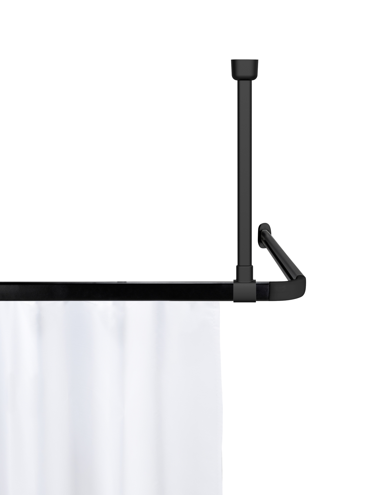 Schöner Wohnen Deckenstütze Jete, 57 cm, schwarz Schöner Wohnen Deckenstütze Jete, 57 cm, schwarz