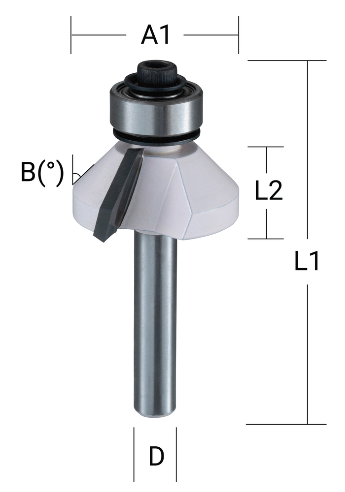 Makita Fasefräser, 30,2 mm