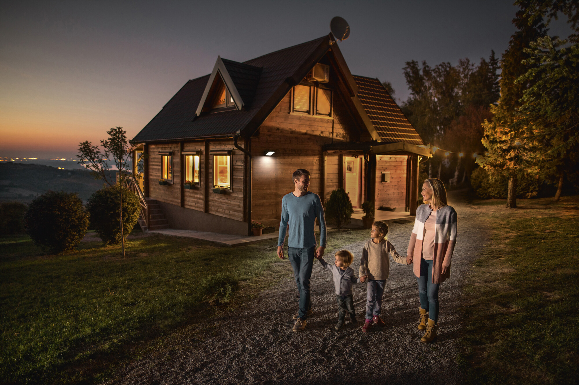 Osram Fluchtlicht Essential LED-Strahler, 50W, schwarz