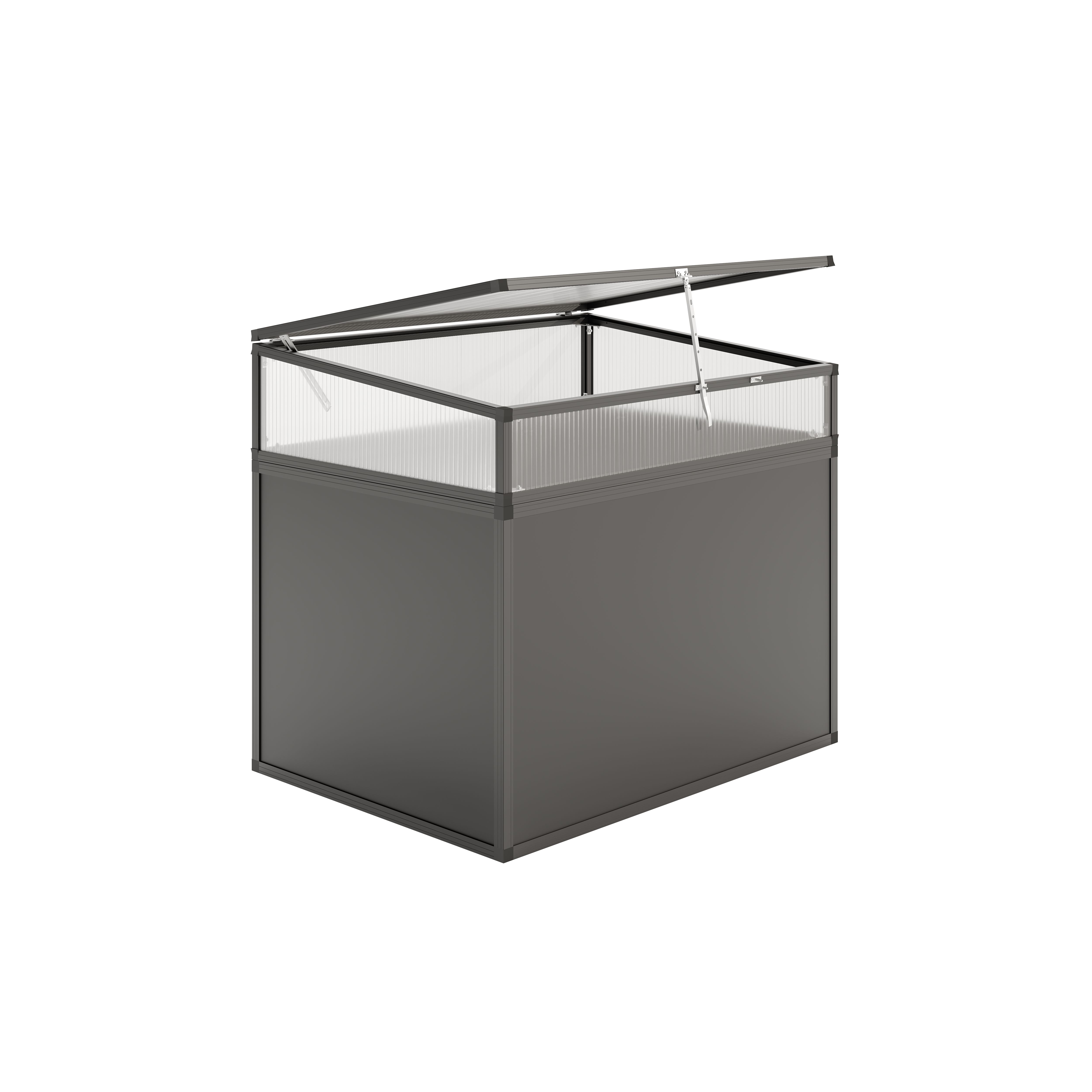 KGT Aluminium-Hochbeet 130, Profilsystem "anthrazit-grau" KGT Aluminium-Hochbeet 130, Profilsystem "anthrazit-grau"
