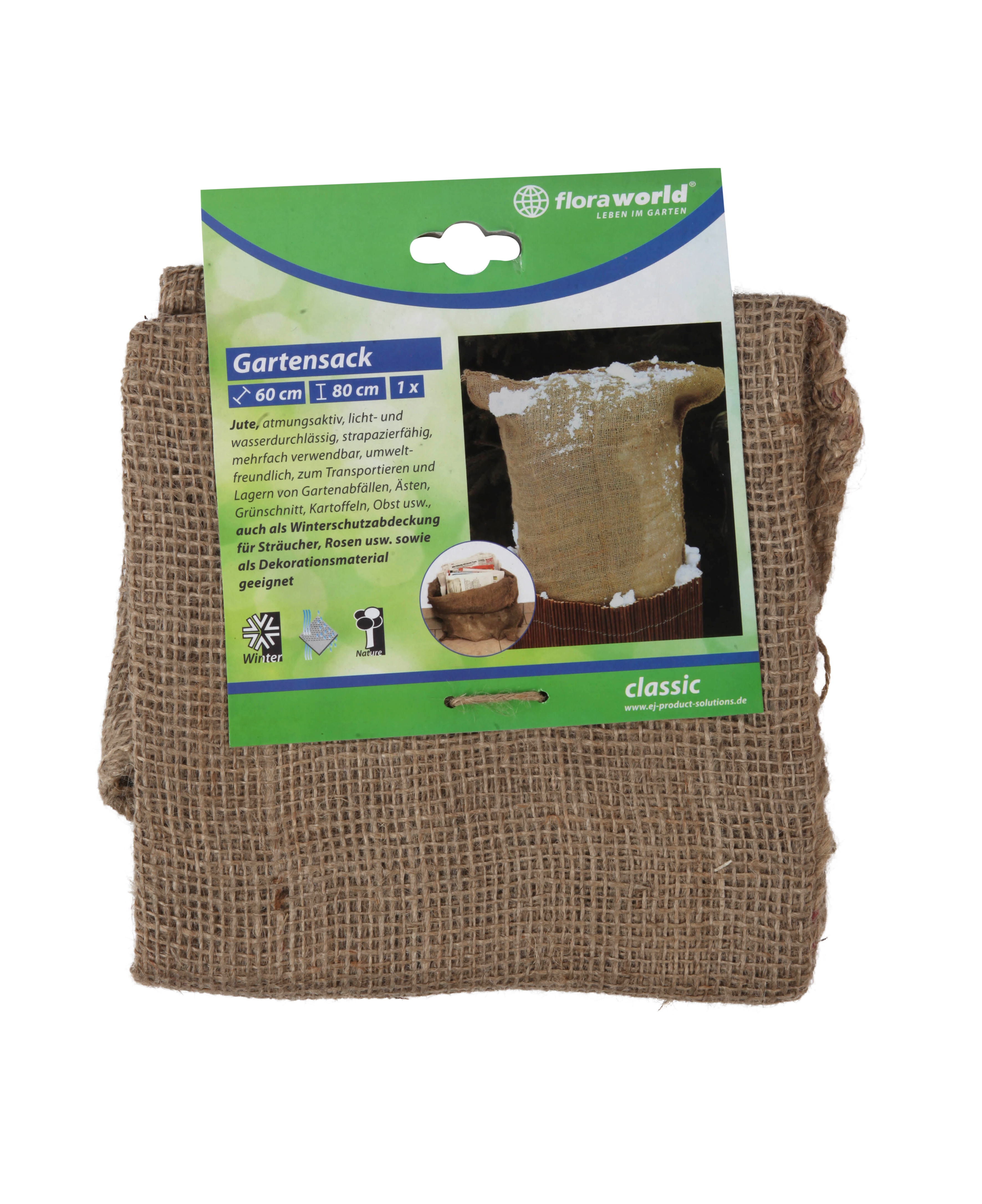 Floraworld Gartensack jute, natur, 60 x 80 cm Floraworld Gartensack jute, natur, 60 x 80 cm