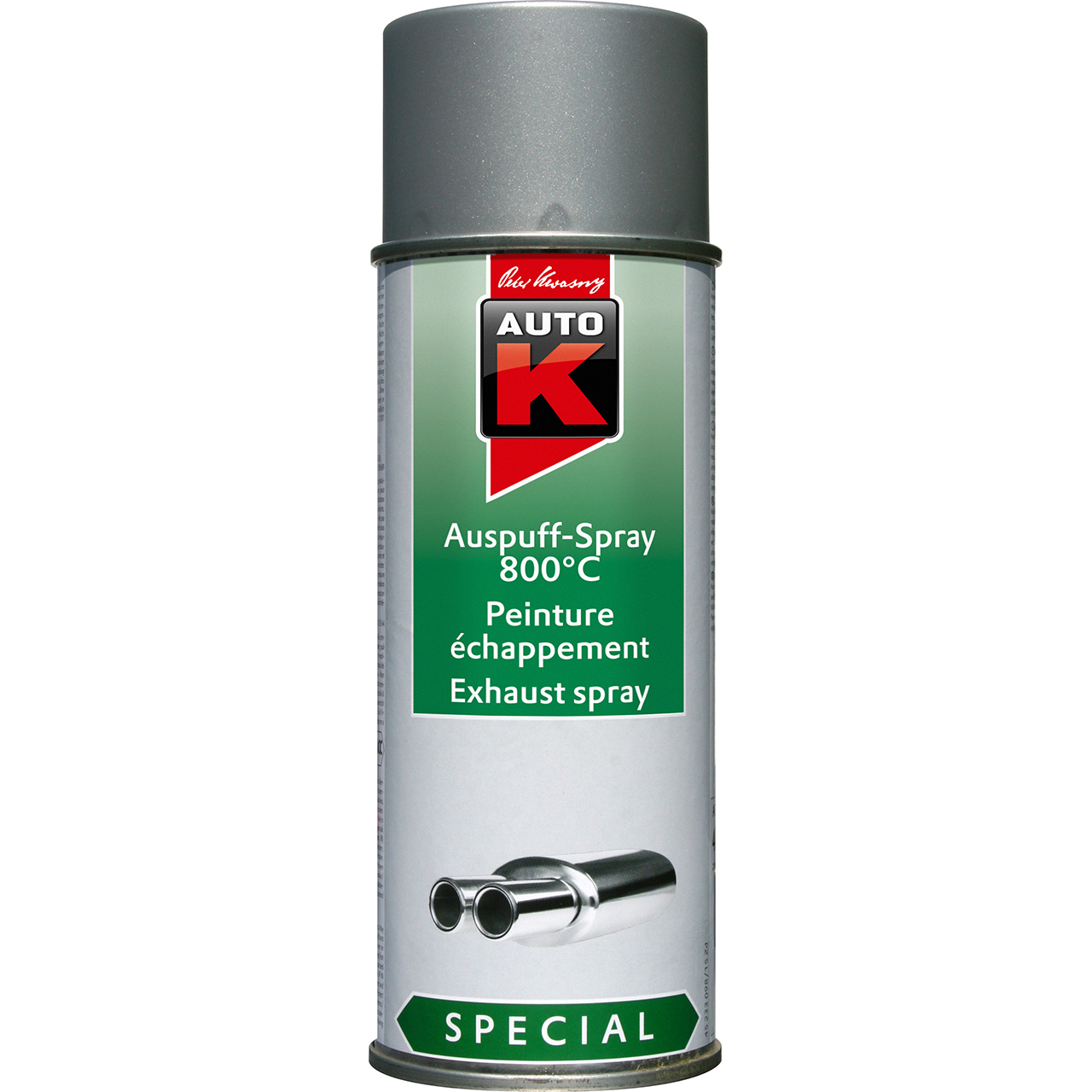 Auto-K Special Auspuff-Spray silber 800°C 400ml