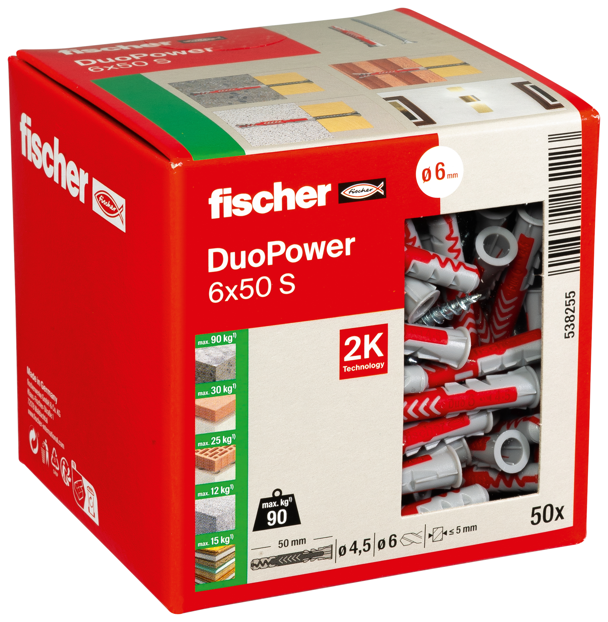 fischer DuoPower 6x50 S fischer DuoPower 6x50 S