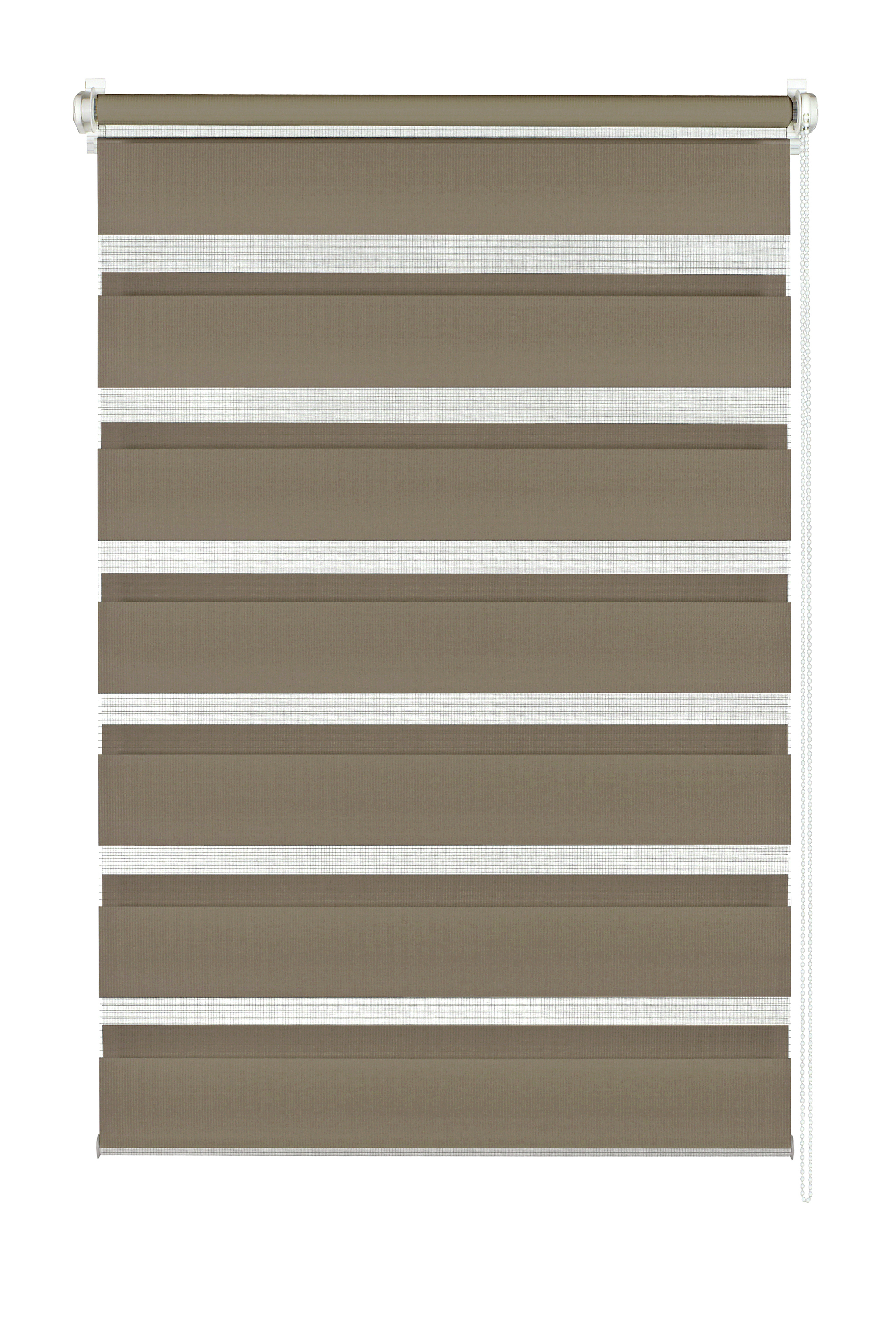 Gardinia EasyFix Doppelrollo mocca, 90 cm x 220 cm Gardinia EasyFix Doppelrollo mocca, 90 cm x 220 cm