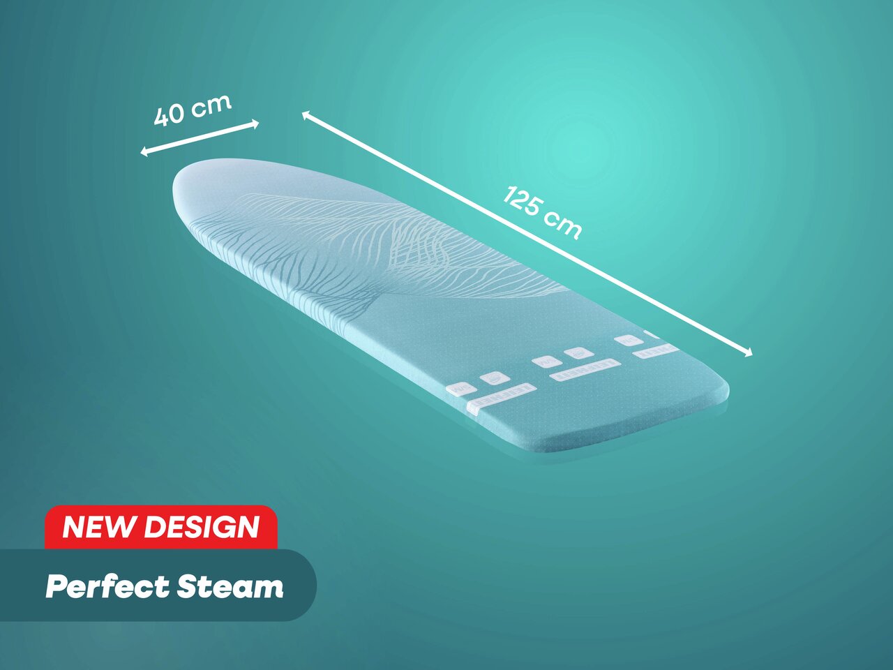 Leifheit Bügeltischbezug Perfect Steam Air Board Express S/M, max. 125 x 40 cm