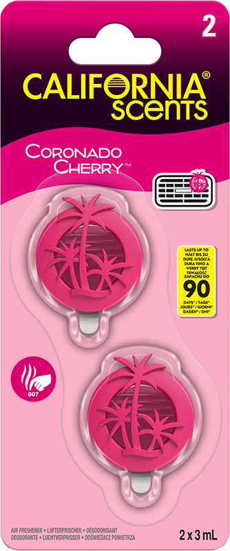 California Scents Auto-Lufterfrischer Mini Diffuser, Coronado Cherry