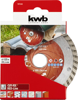 797540-300 Kwb Diamant-Trennscheibe, 125 mm