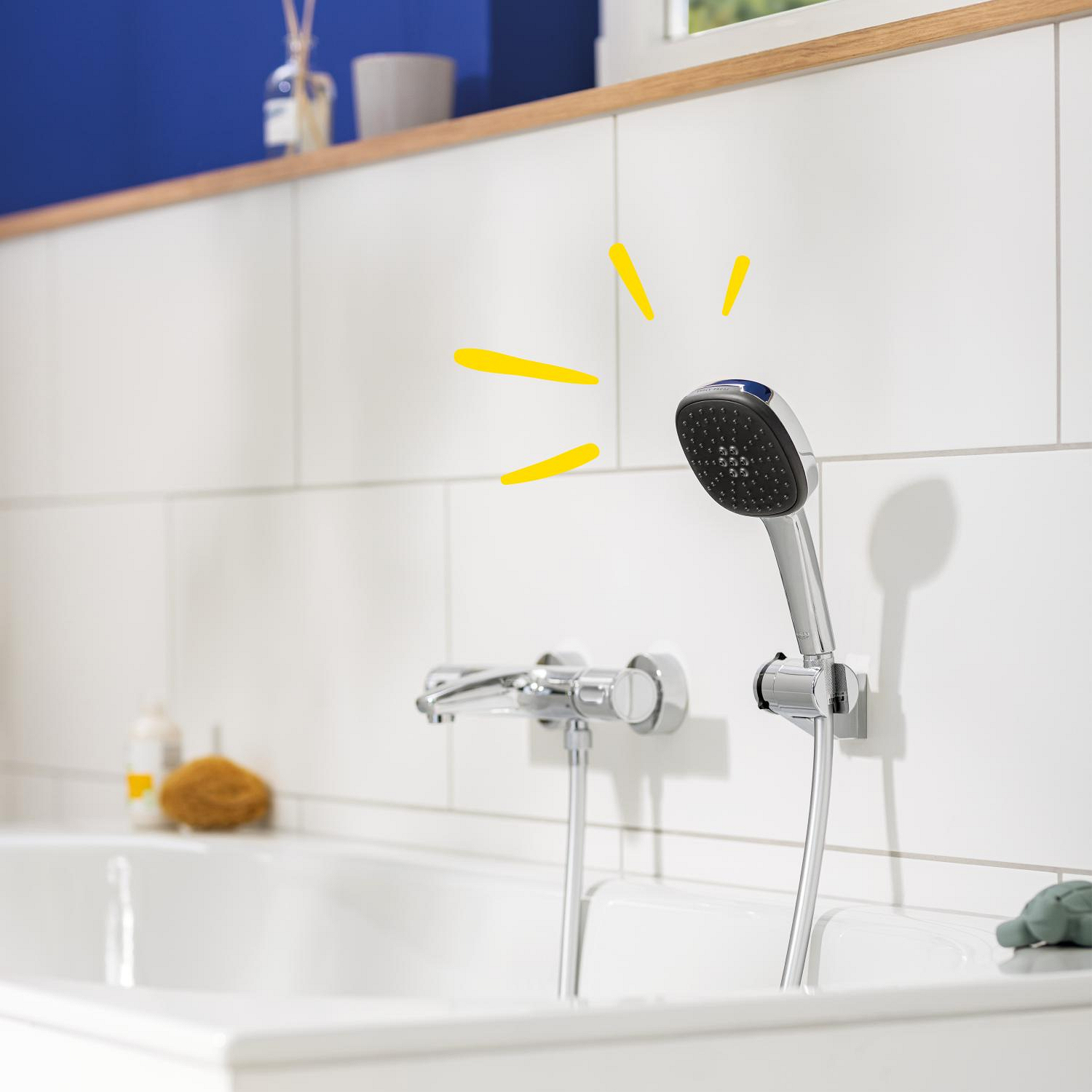 Grohe Vitalio Comfort 110 Handbrause, 3 Strahlarten
