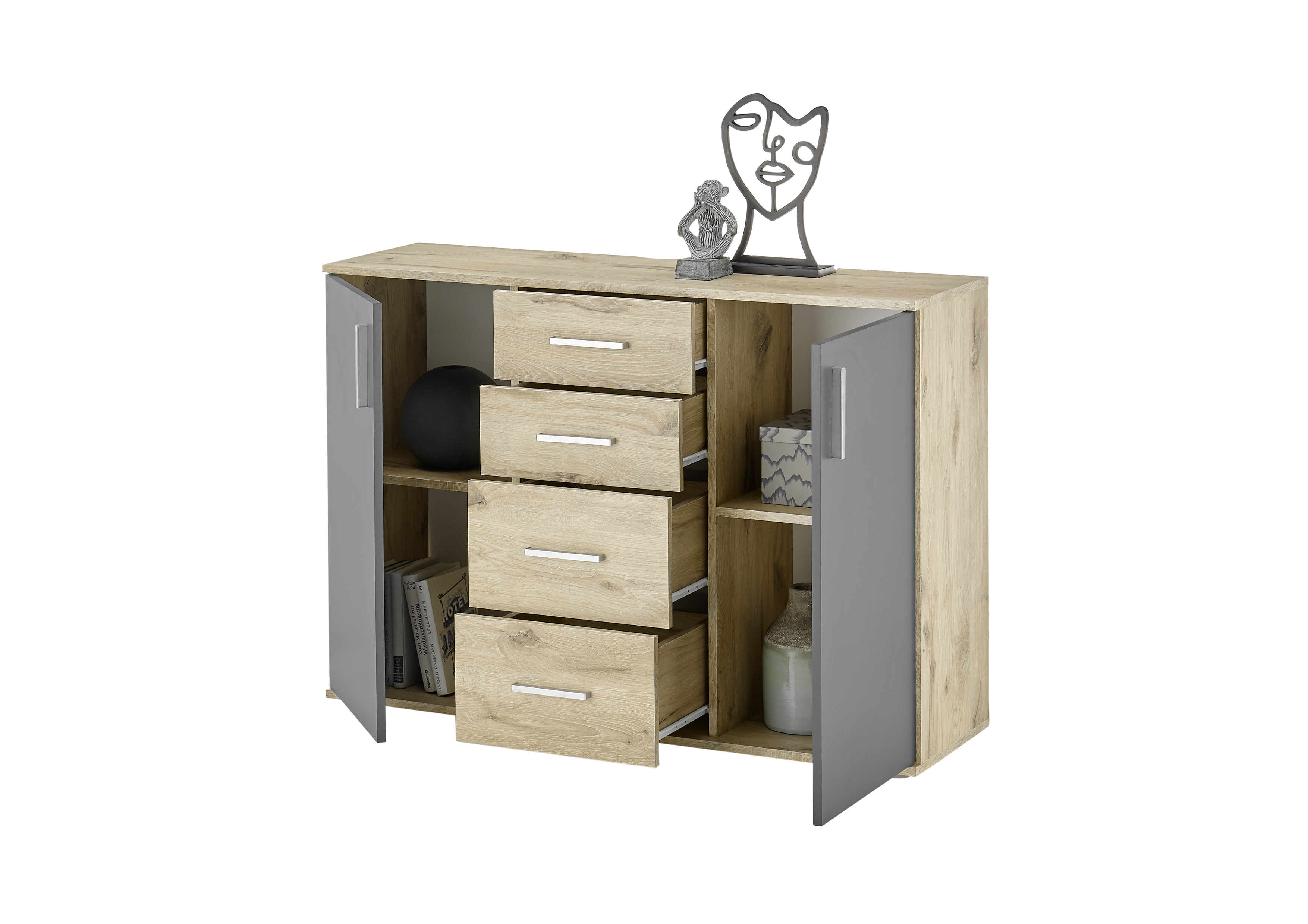 Bega BC1040 Kommode 5, Viking Oak/grau