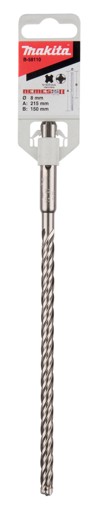 Makita SDS-PLUS Bohrer NEMESISII, 6,5 x 215 mm Makita SDS-PLUS Bohrer NEMESISII, 6,5 x 215 mm