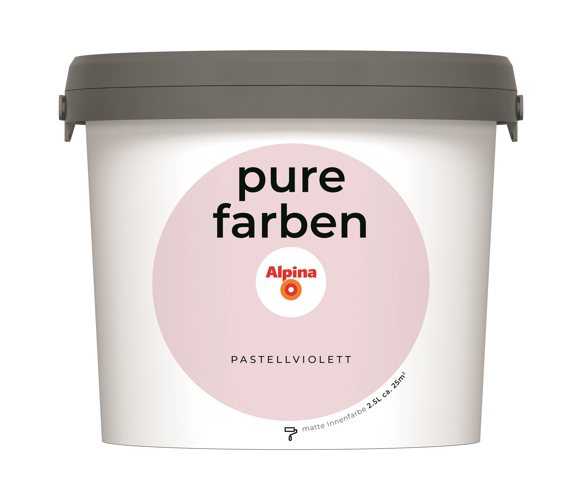Alpina Pure Farben Pastellviolett, 2,5 Liter