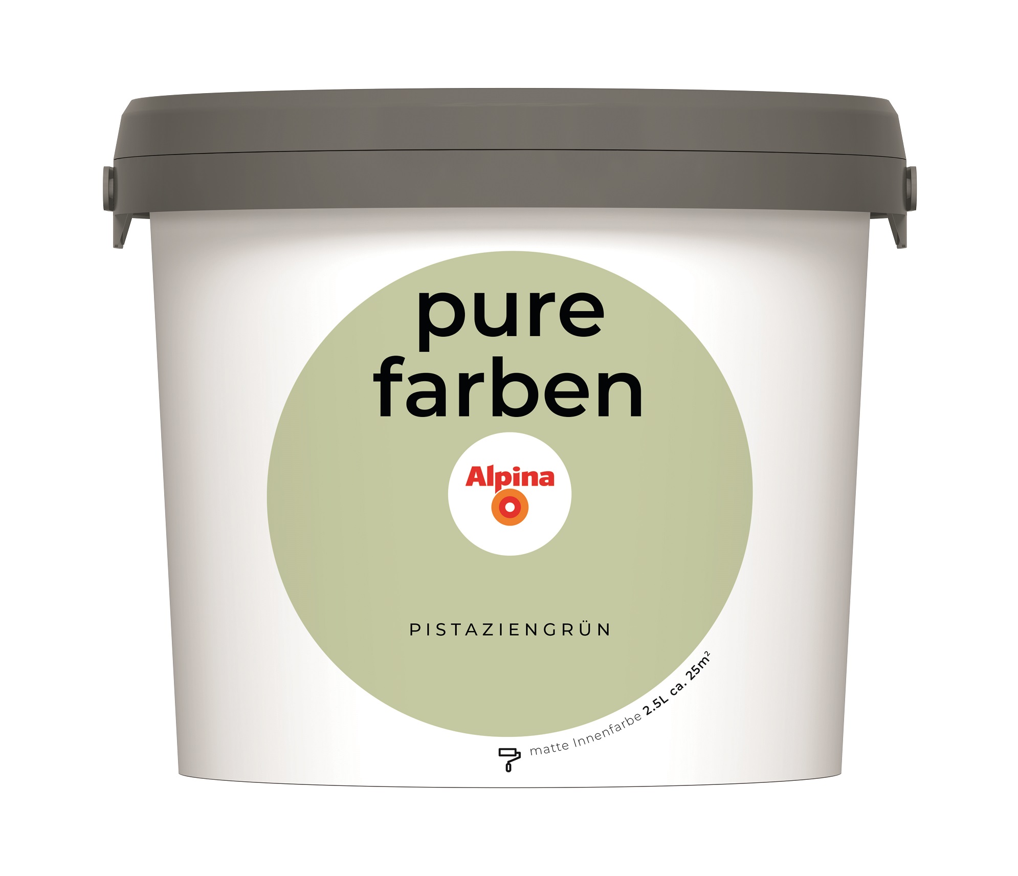 Alpina Pure Farben Pistaziengrün, 2,5 Liter