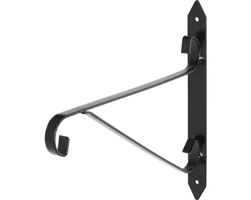 Dolle Regalträger Fleur, schwarz, 235 x 230 mm Dolle Regalträger Fleur, schwarz, 235 x 230 mm