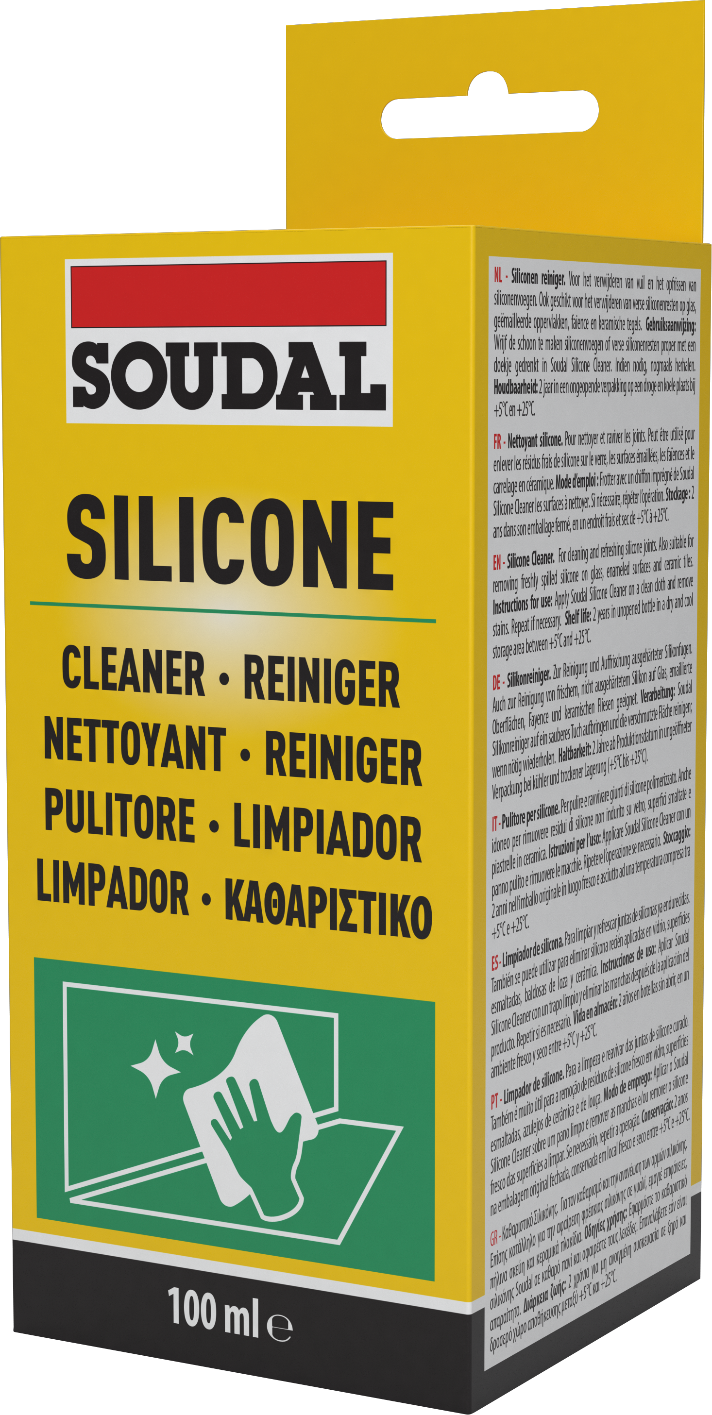Soudal Silikonreiniger Clear, 100 ml