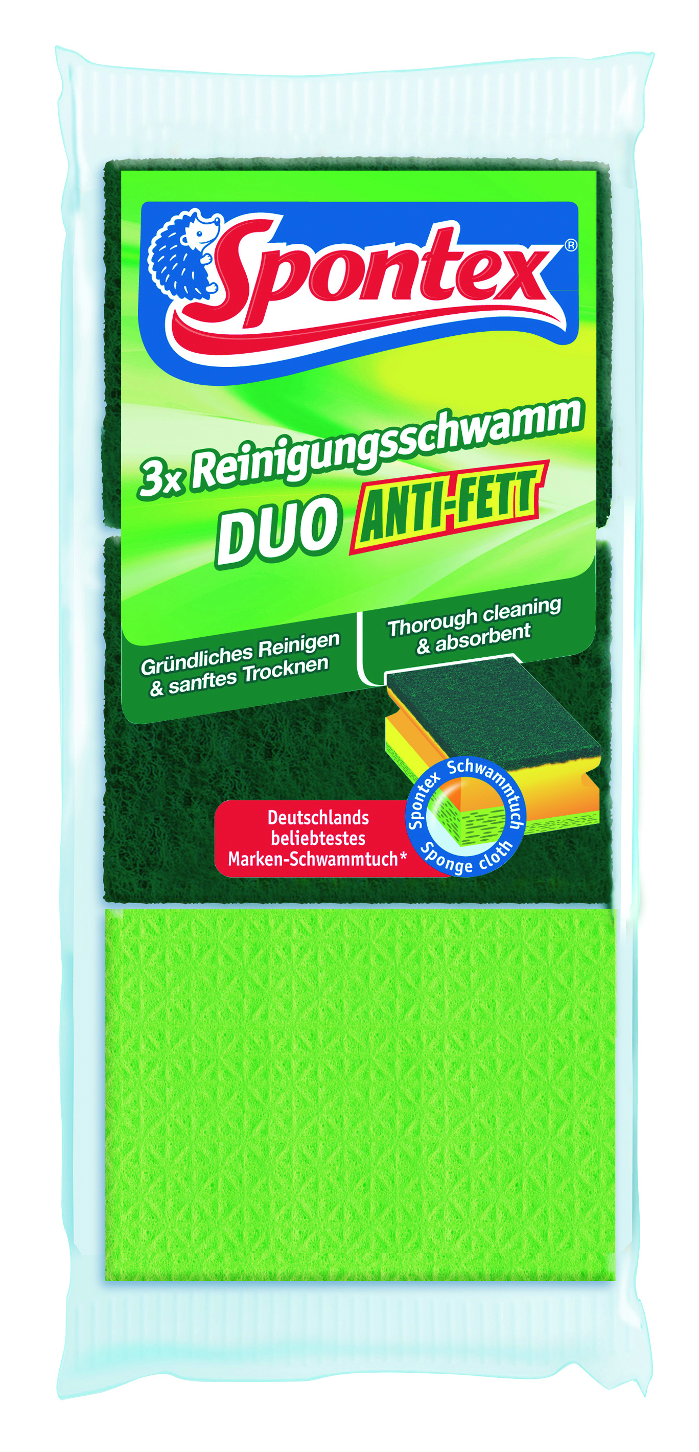 607110_19311072 SPONTEX REINIGUNGSSCHWAMM DUO 3ER