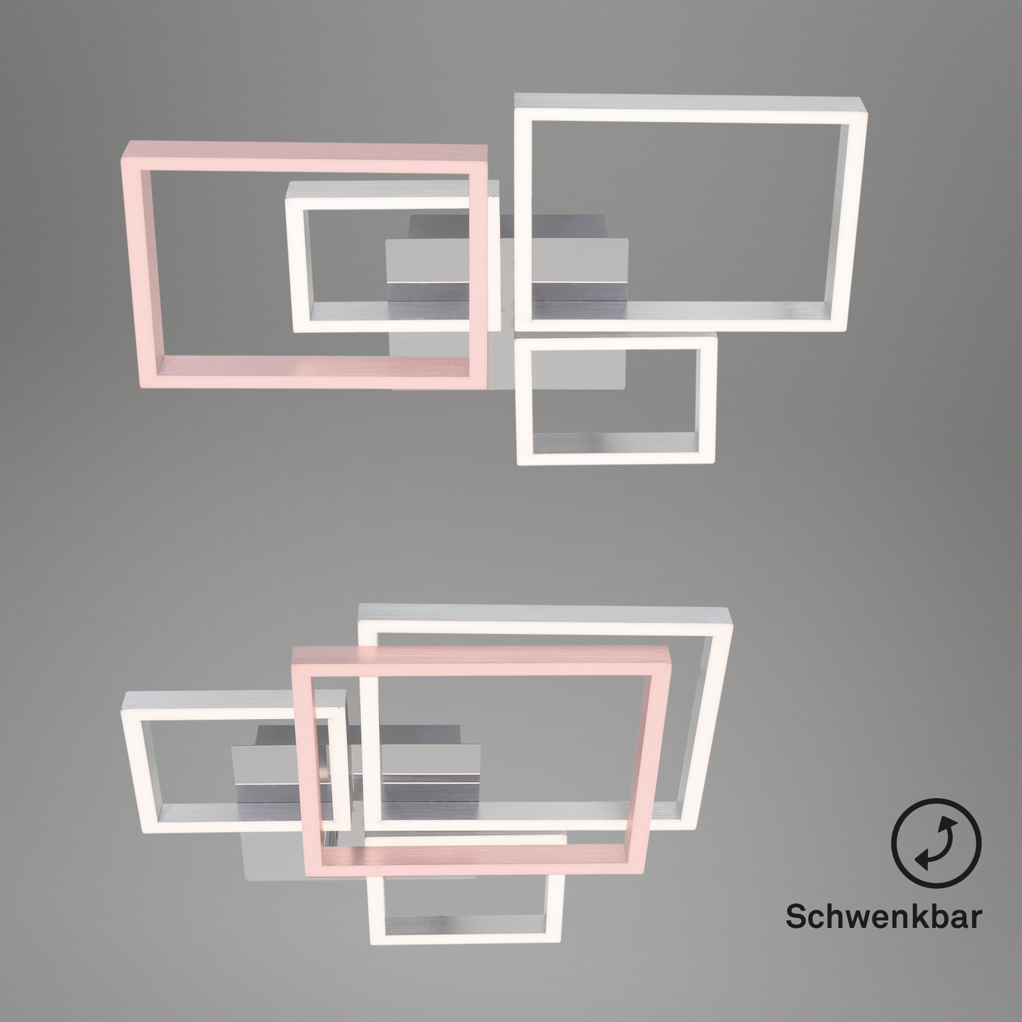 Briloner LED Frame, 75 cm, chrom