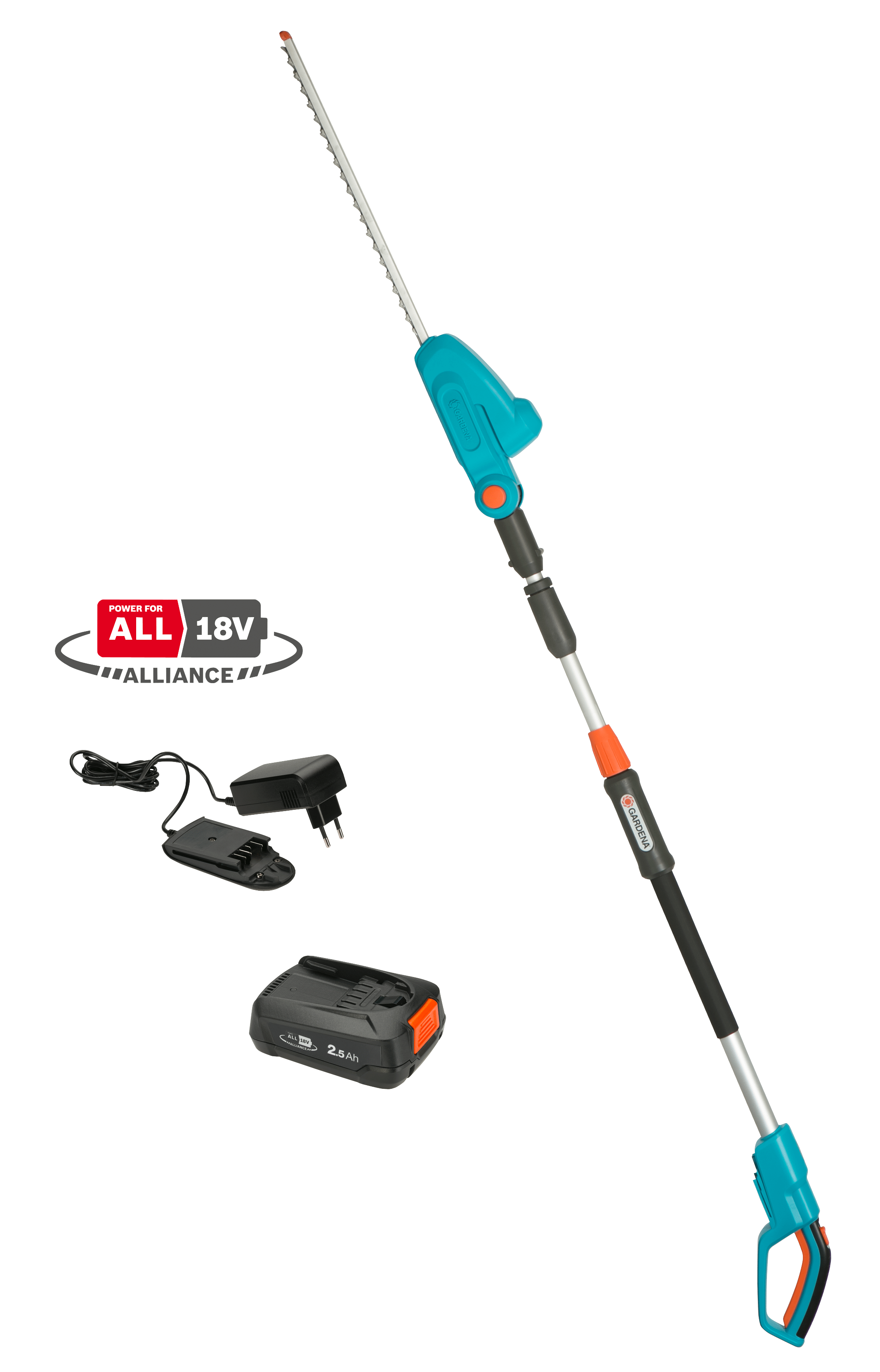 KD-994972 Gardena Akku Teleskop-Heckenschere 42/18V Set