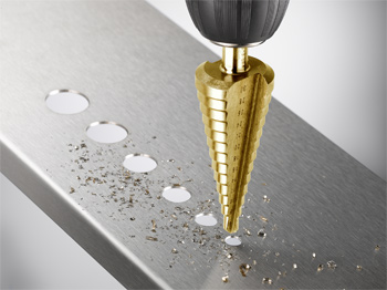 525890-600 Kwb Stufenbohrersatz 3tlg. ,4-12 mm + 4-30 mm