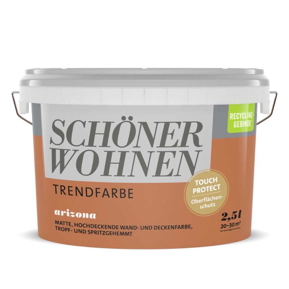 Schöner Wohnen Trend Wandfarbe, arizona, 2,5L Schöner Wohnen Trend Wandfarbe, arizona, 2,5L
