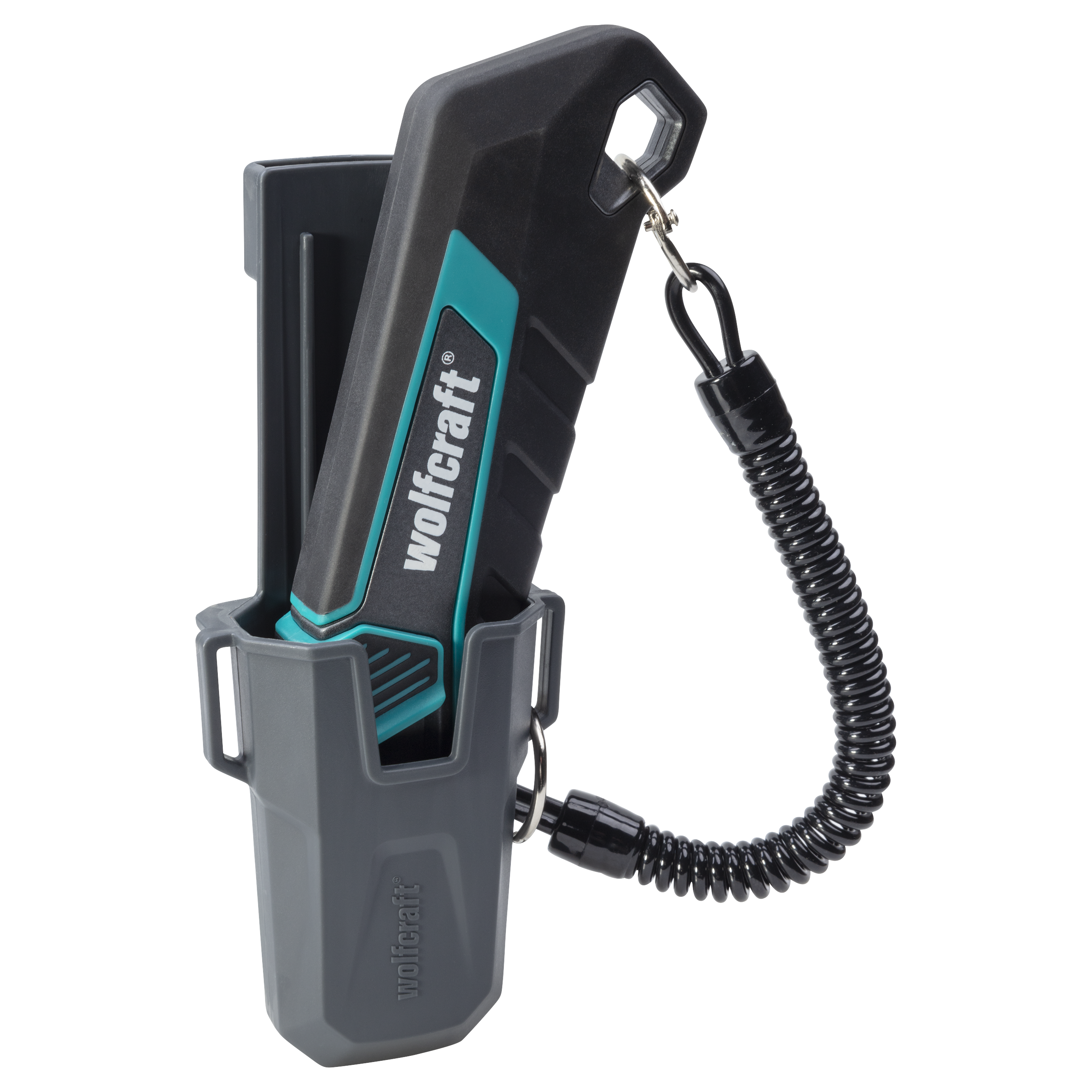 wolfcraft Trapezklingen-Messer PRO SAFETY mit Köcher