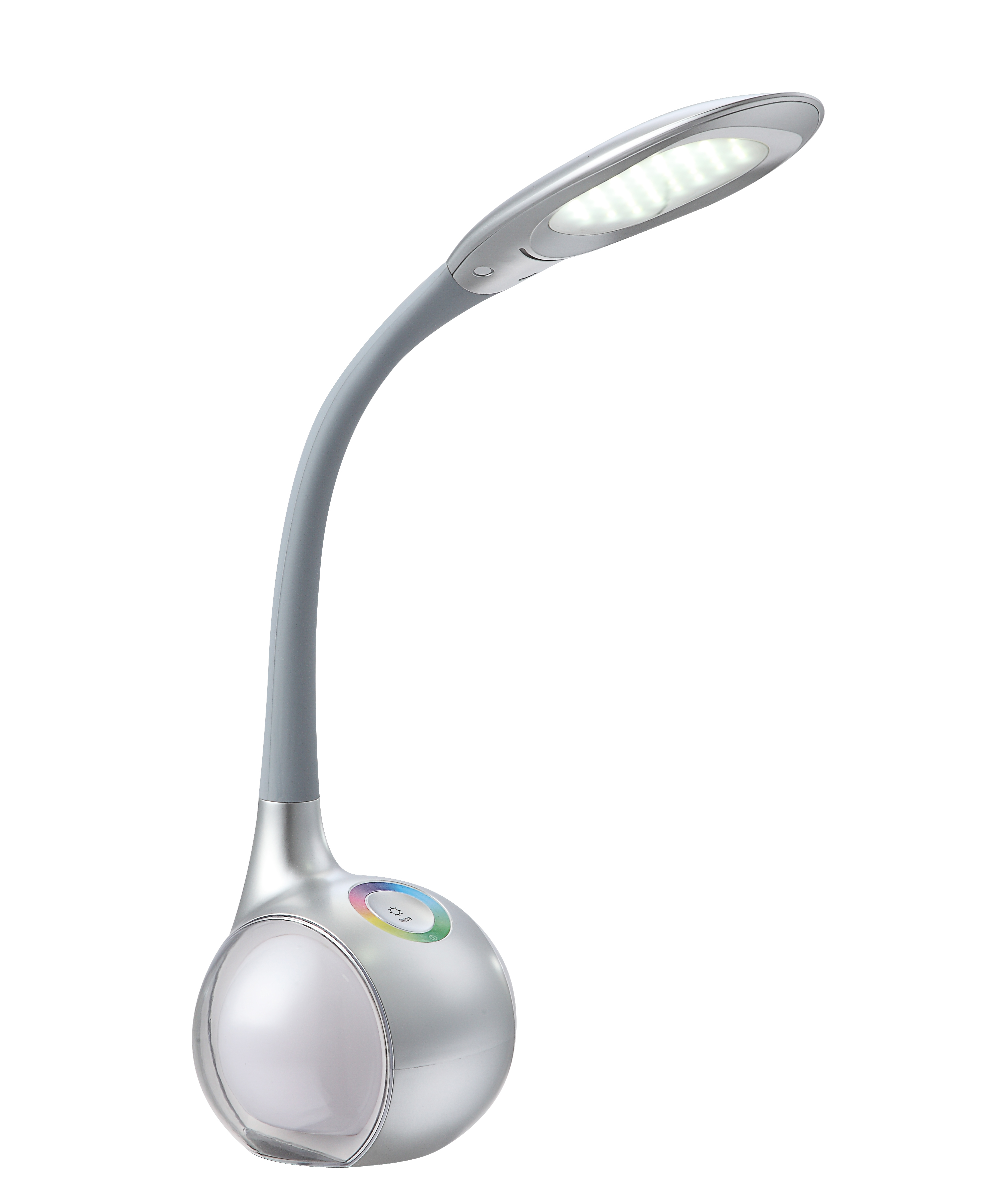 612823_a GLOBO TISCHLEUCHTE 5W 280LM RGB TOUCH DIMMBAR SILBER