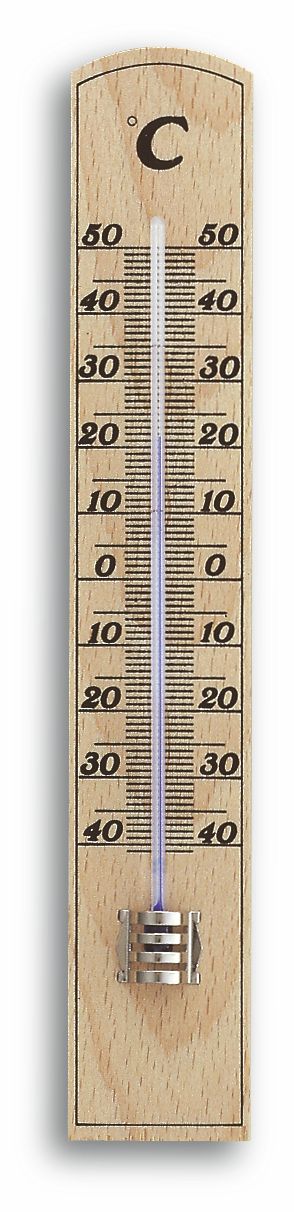 059808_121004 DOSTMANN ZIMMERTHERMOMETER BUCHE 206X34MM