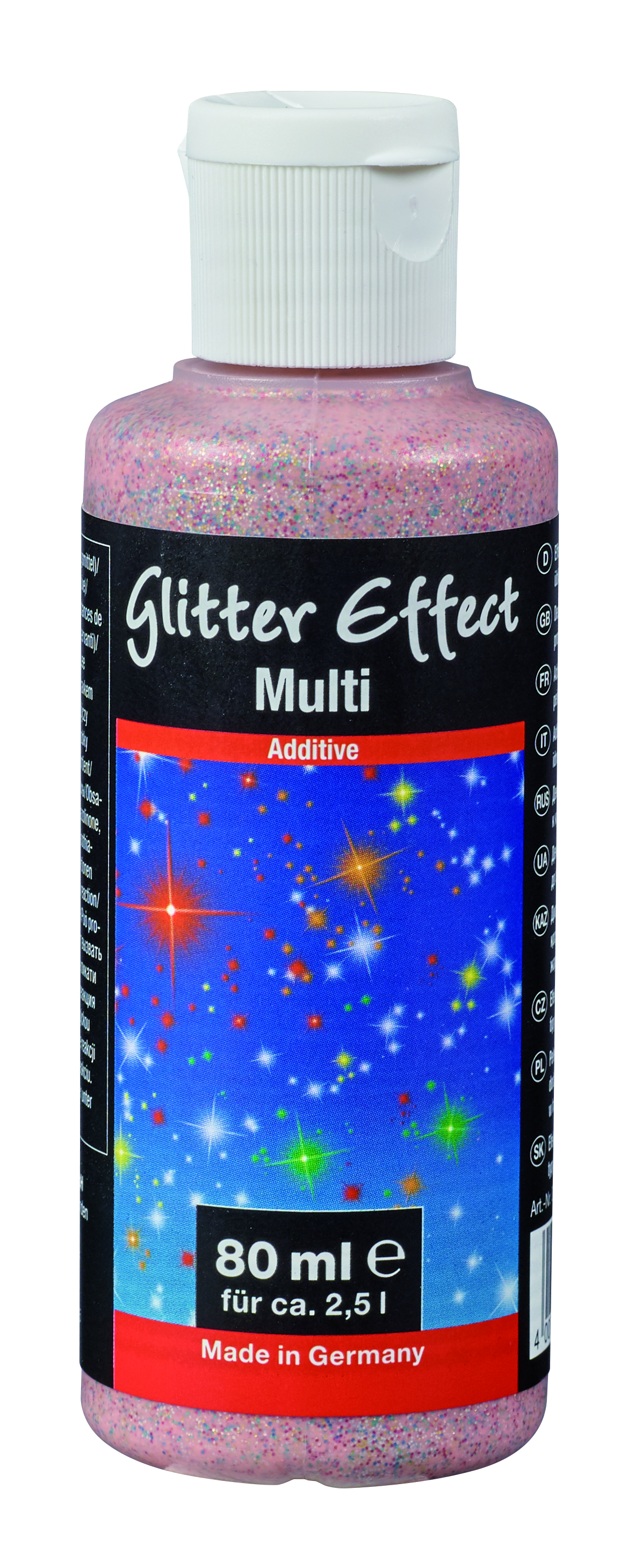4007955735083 Decotric Glitter Effect Multi, 80 ml