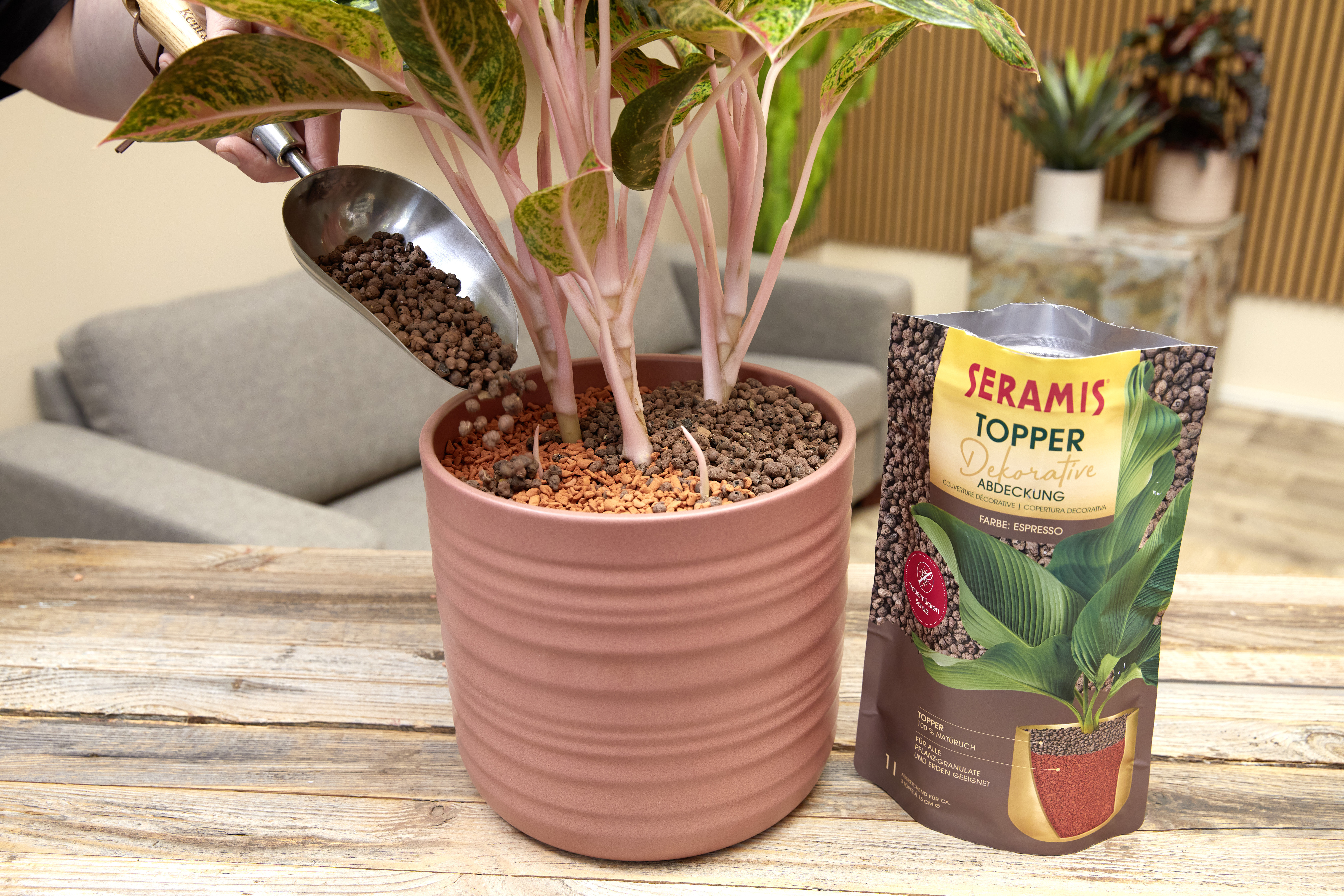 Seramis Topper, Espresso, 1 L