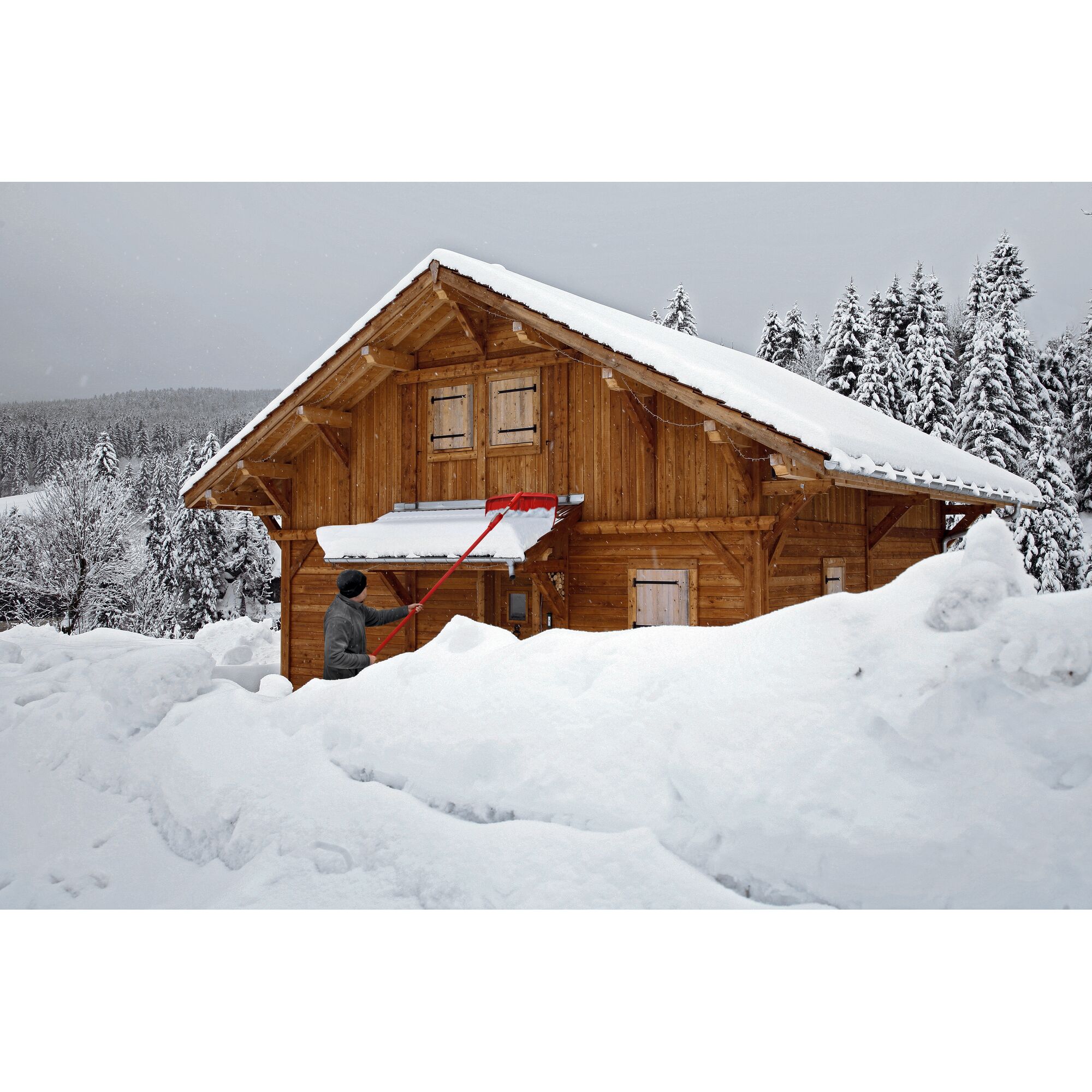Wolf-Garten Dachschneeräumer-Set SR-M 60 / ZM-V 4 Wolf-Garten Dachschneeräumer-Set SR-M 60 / ZM-V 4