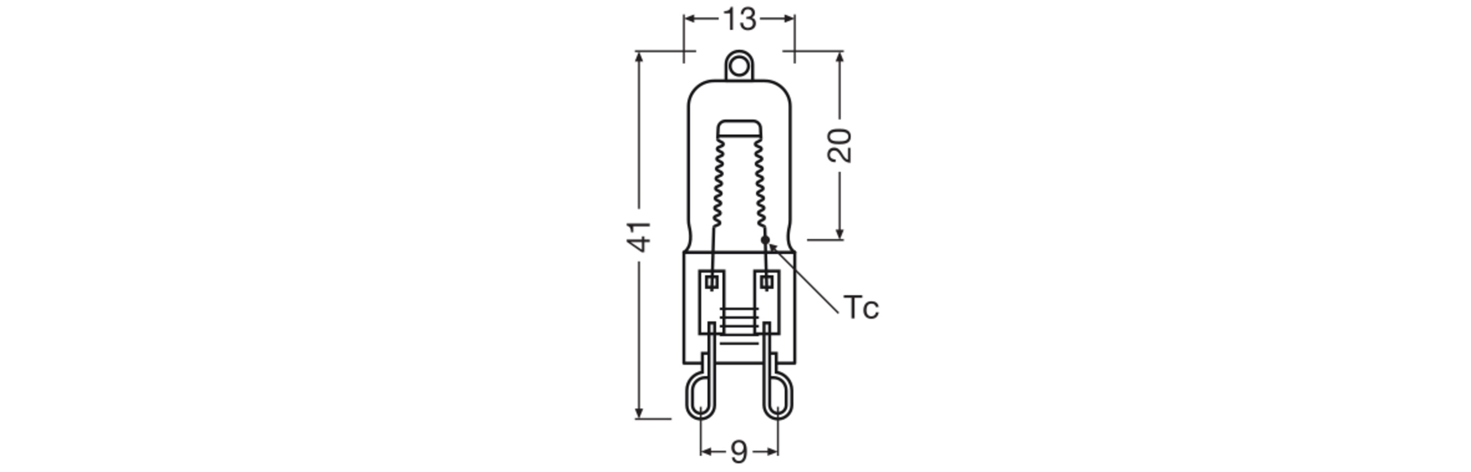 Osram Halopin Backofen G9, 40W, Warmweiß