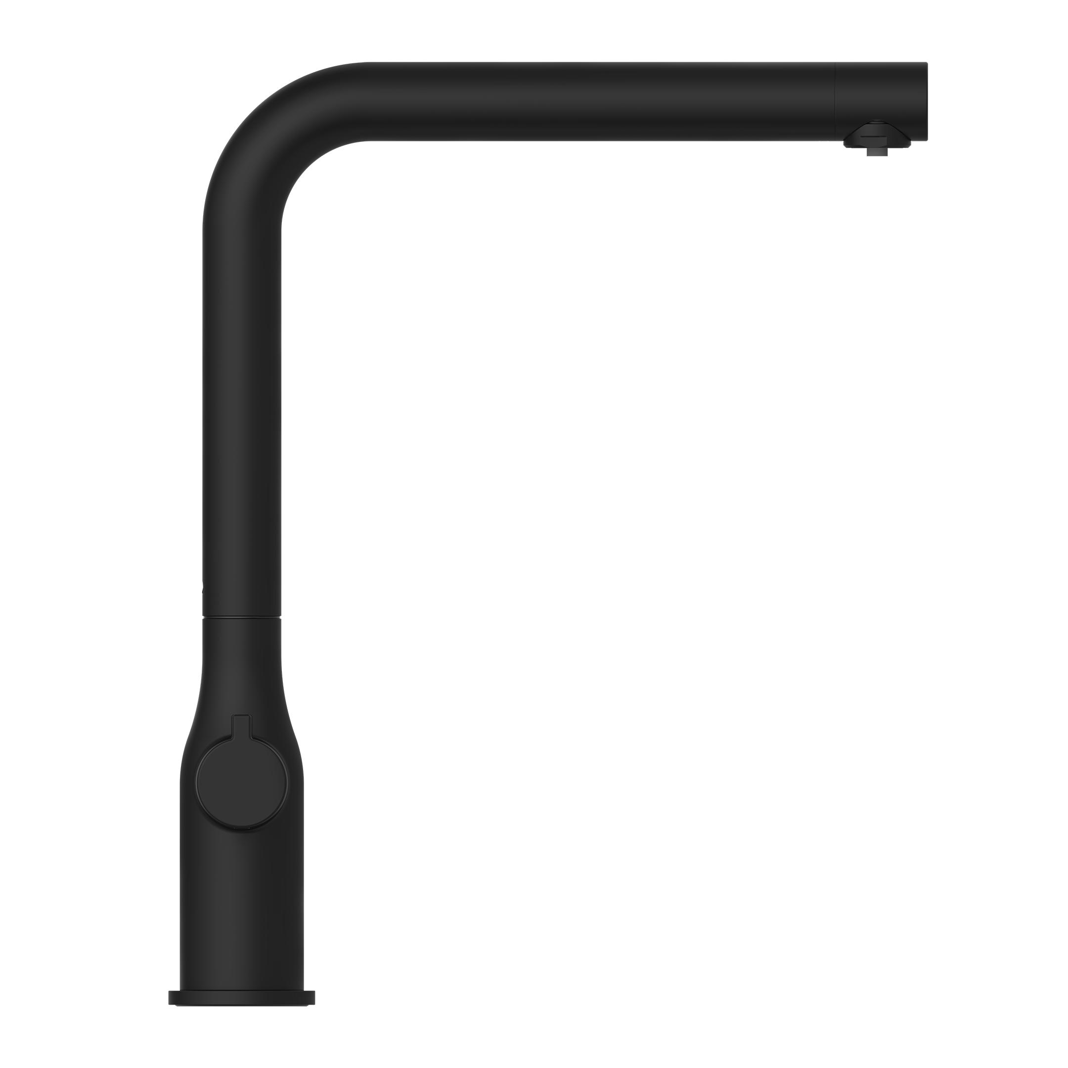 Schütte Trinkwasser-Spültischarmatur AQUASTAR PRO, Schwarz matt, mit Filtersystem