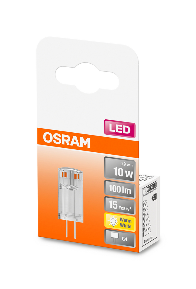 OSRAM LEUCHTMITTEL LED STAR NON-DIM  0,9W/827 G4 